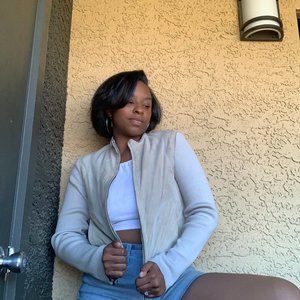 RENE LEZARD Suede Leather Jacket